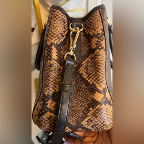 Coach Python Margo Carryall Tote - Picture 7 of 14